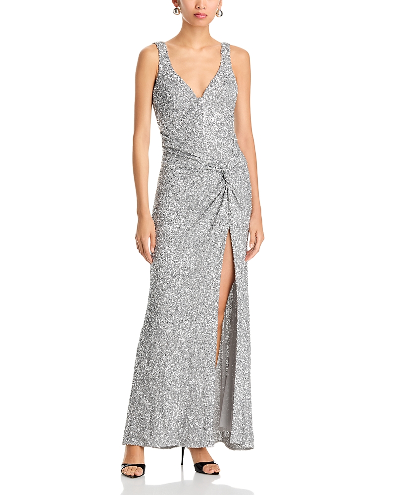 Bcbgmaxazria Goldie Sequin Gown