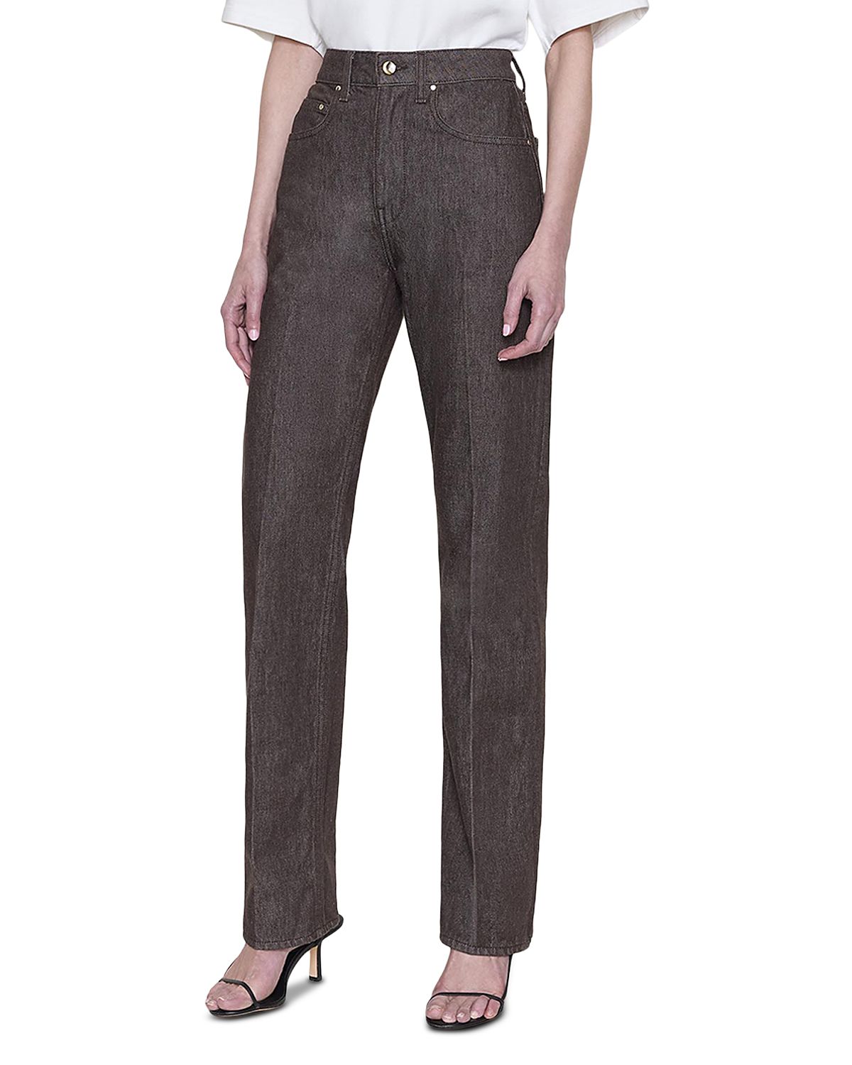 Ossou Noon Straight Leg Cotton Jeans