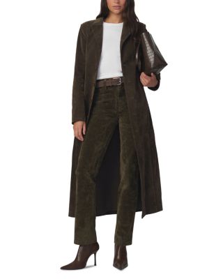 The Faux Suede Long Coat - thumbnail 5