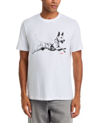 Dirunn Cotton Dalmatian Graphic T-Shirt
