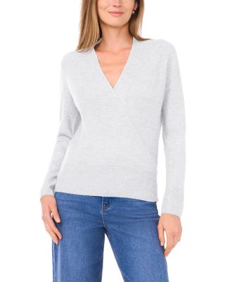 1.state Cross Front Long Sleeve Sweater