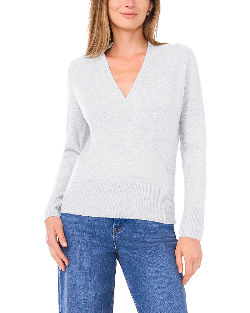 1.state Cross Front Long Sleeve Sweater