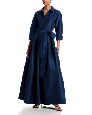 Julip Belted Three Quarter Sleeve Gown