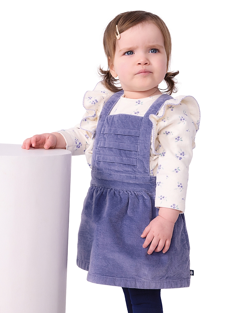 Petit Bateau Girls' Ruffled Printed Blouse - Baby