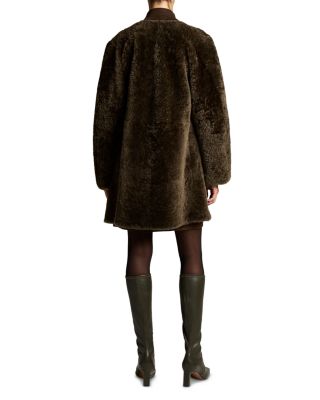 Reversible Shearling Car Coat