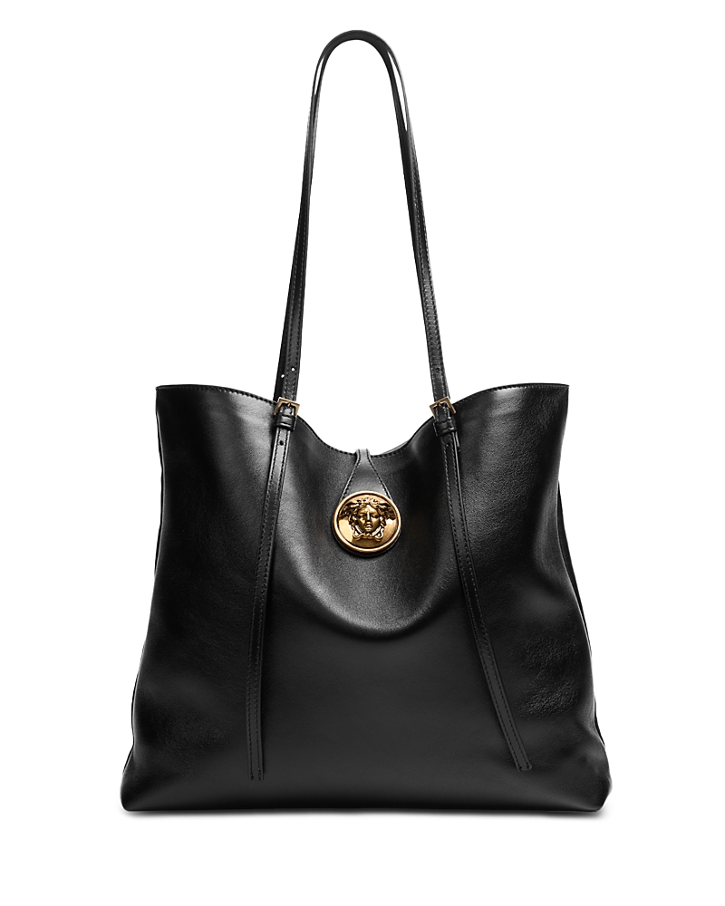 Versace Small Leather Tote Bag