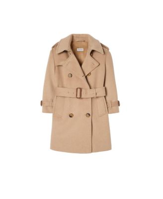 Girls' Cashmere Blend Trench Coat - Little Kid, Big Kid