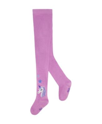 Girls' Ribbed Waistband Stretch Fit Knit Tights - Little Kid, Big Kid