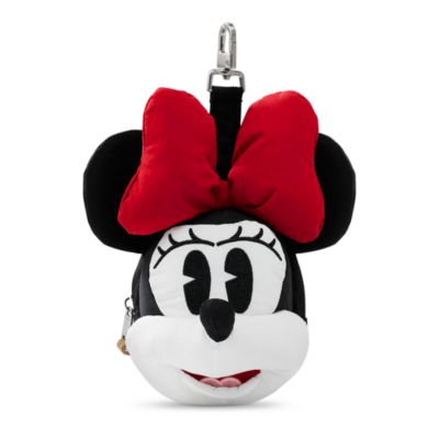 The Minnie Mouse Charm Pouch in Black