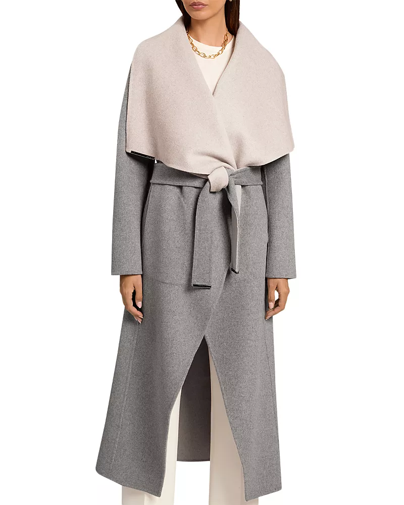 Ted Baker Effa Double Faced Wool Midi Coat