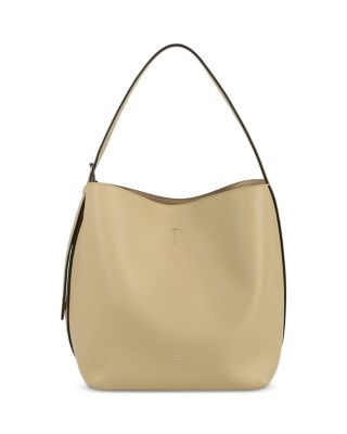 Medium Belted Leather Tote Bag