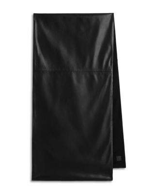 Toteme Leather & Cashmere Scarf