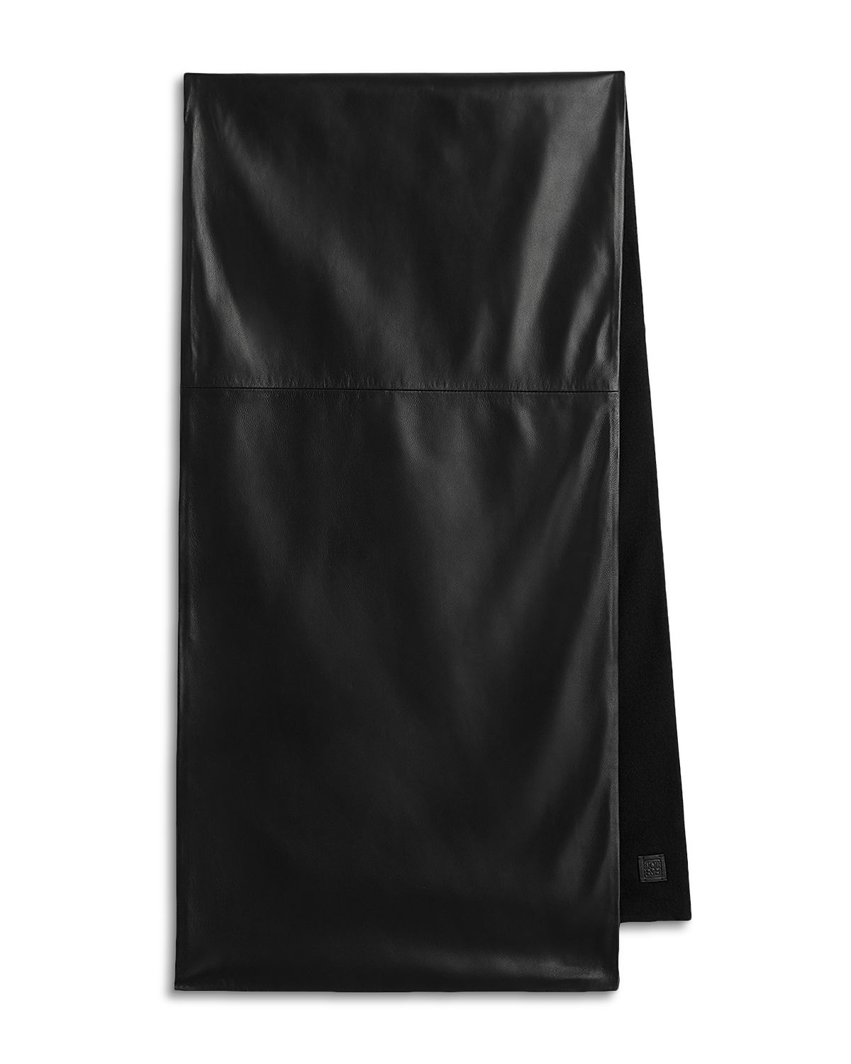 Toteme Leather & Cashmere Scarf