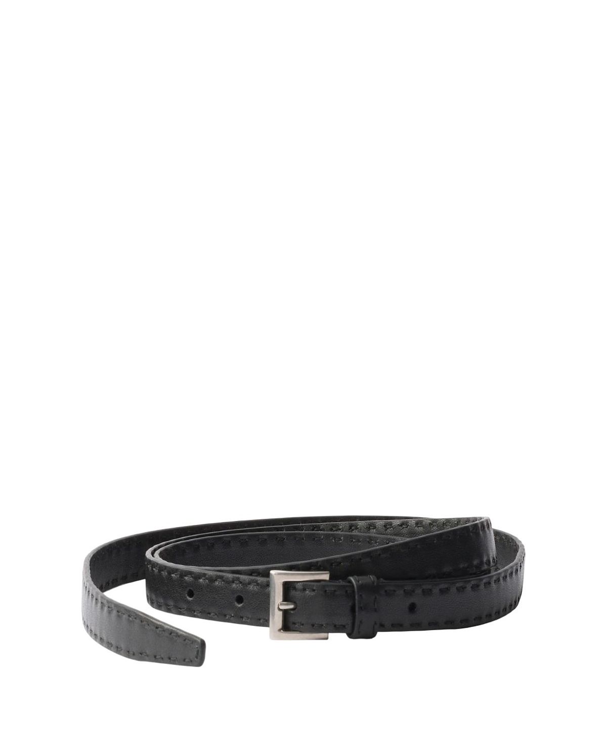 Prada Antiqued Leather Belt