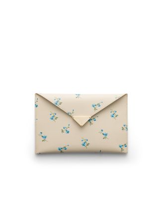 Prada Printed Saffiano Leather Envelope Clutch