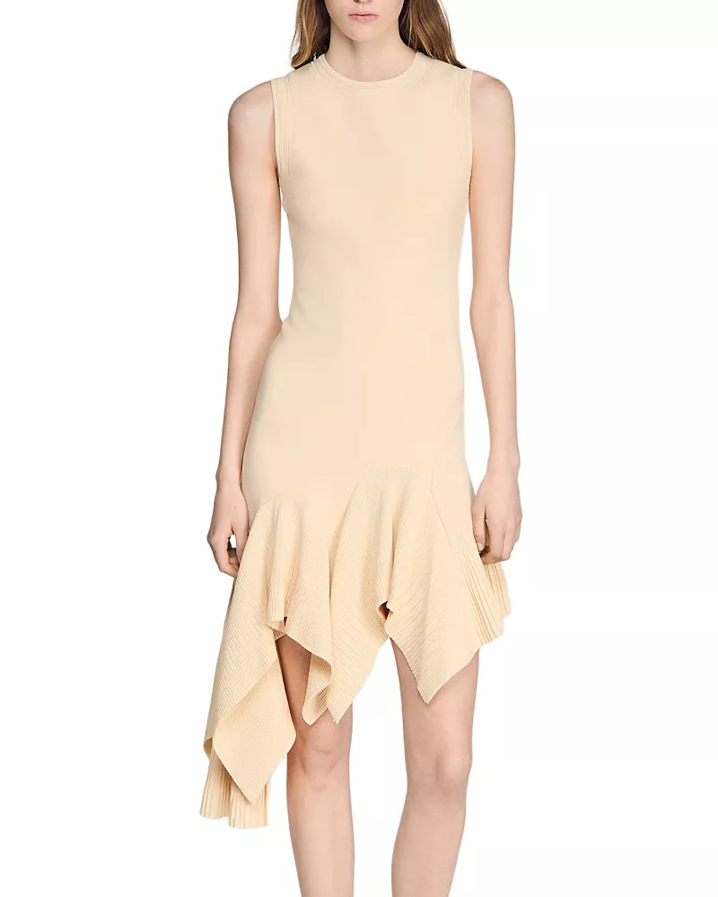 Sandro Biancona Asymmetric Knit Dress