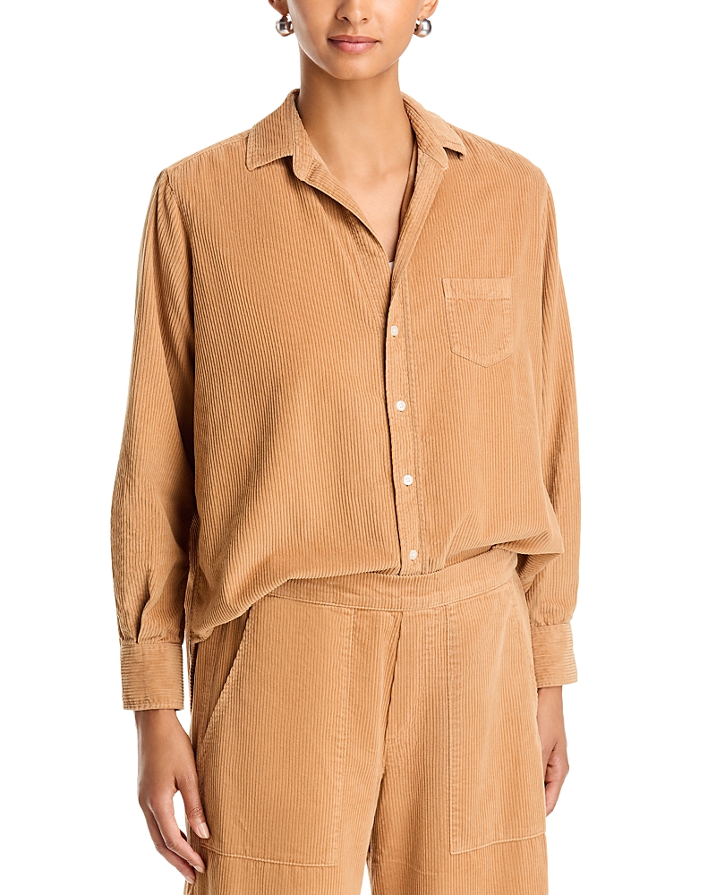 Frank & Eileen Cotton Printed Relaxed Button Up Shirt