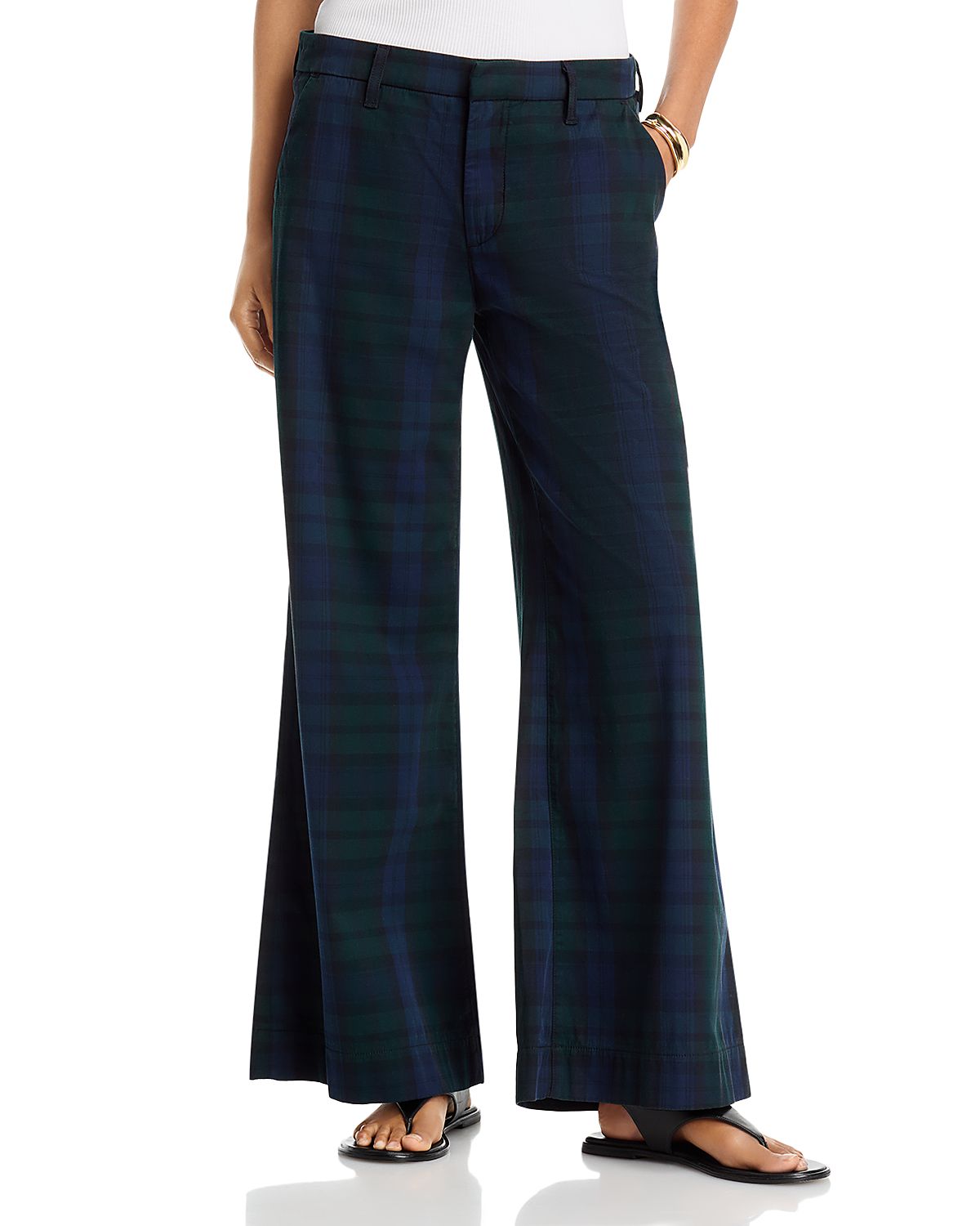 Frank & Eileen West Village Cotton Blend Wide Leg Pants