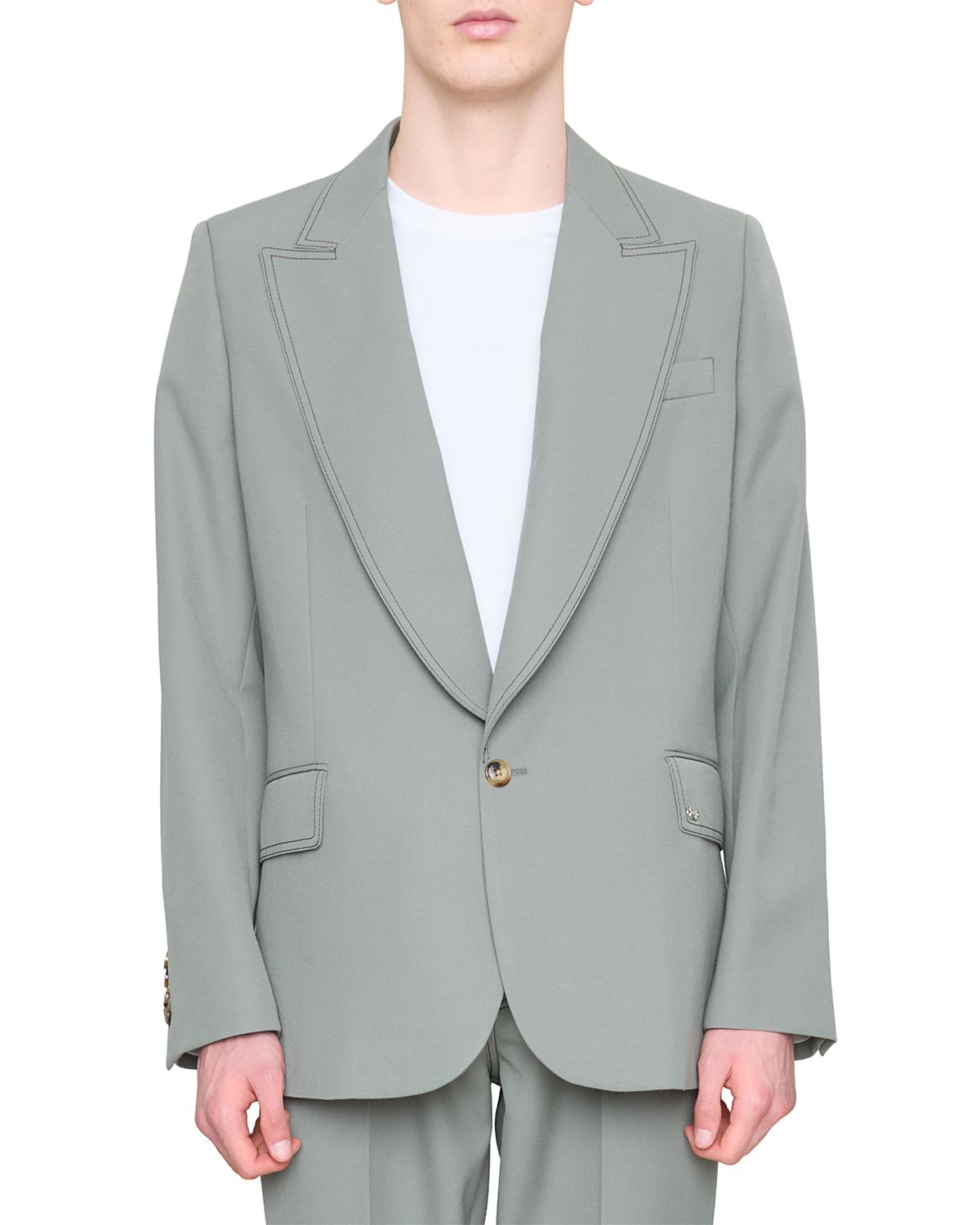 amiri Western Single Button Blazer