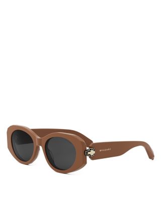 Serpenti Forever Oval Sunglasses, 52mm