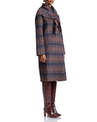Double Faced Scarf Coat - thumbnail 4