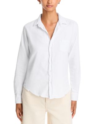 Frank & Eileen Barry Cotton Printed Button Up Shirt