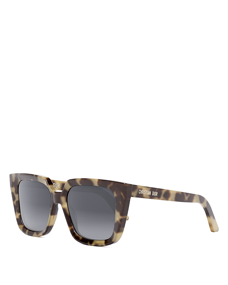 Dior DiorMidnight S1I Geometric Sunglasses, 53mm