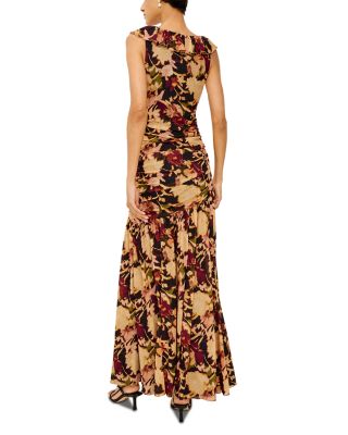 Veda Ruched Knit Maxi Dress - thumbnail 4