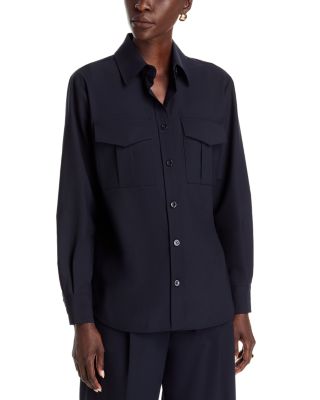 Oversized Button Front Shirt