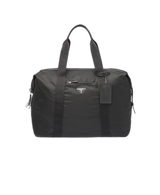  Re-nylon and Saffiano Leather Duffle Bag