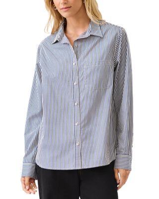 Cotton Long Sleeve Single Pocket Button Up Shirt