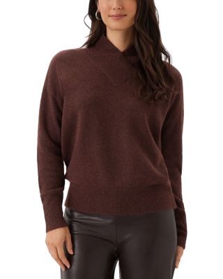 Shawl Collar Drop Sleeve Sweater