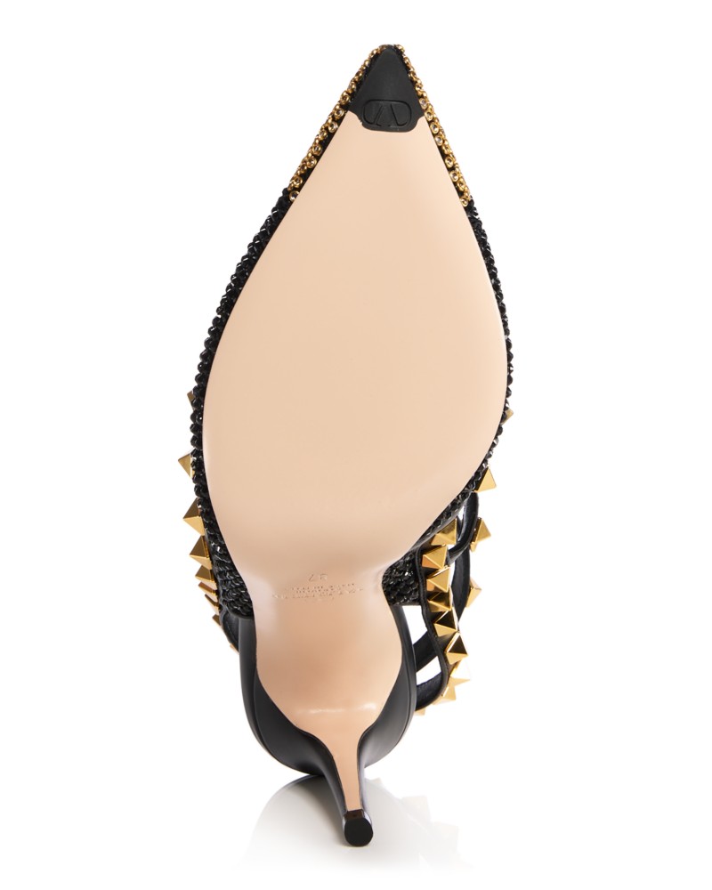 NEW! Valentino Garavani Women's Rockstud Studded Leather Stiletto Pumps - Exclusive by Bloomingdale's