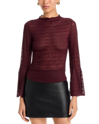 Puckered Lace Top - Exclusive