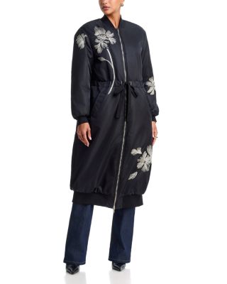 Celestina Embroidered Long Coat
