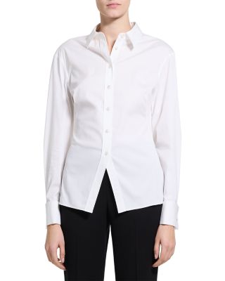 Cutaway Collared Button Up Shirt