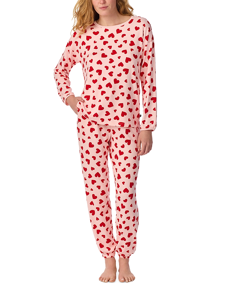 Kate Spade New York Matching Long Sleeve Top & Jogger Pants Pajama Set