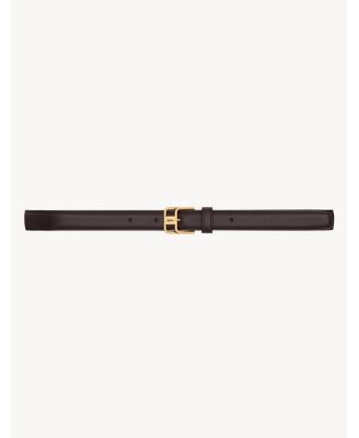 Cassandre Double-Buckle Thin Belt