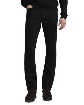 Russell Slim Straight Fit Ultimate Five Pocket 32" Jeans in Black