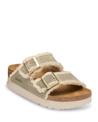 Women's Arizona Suede Shearling Lined Sandals