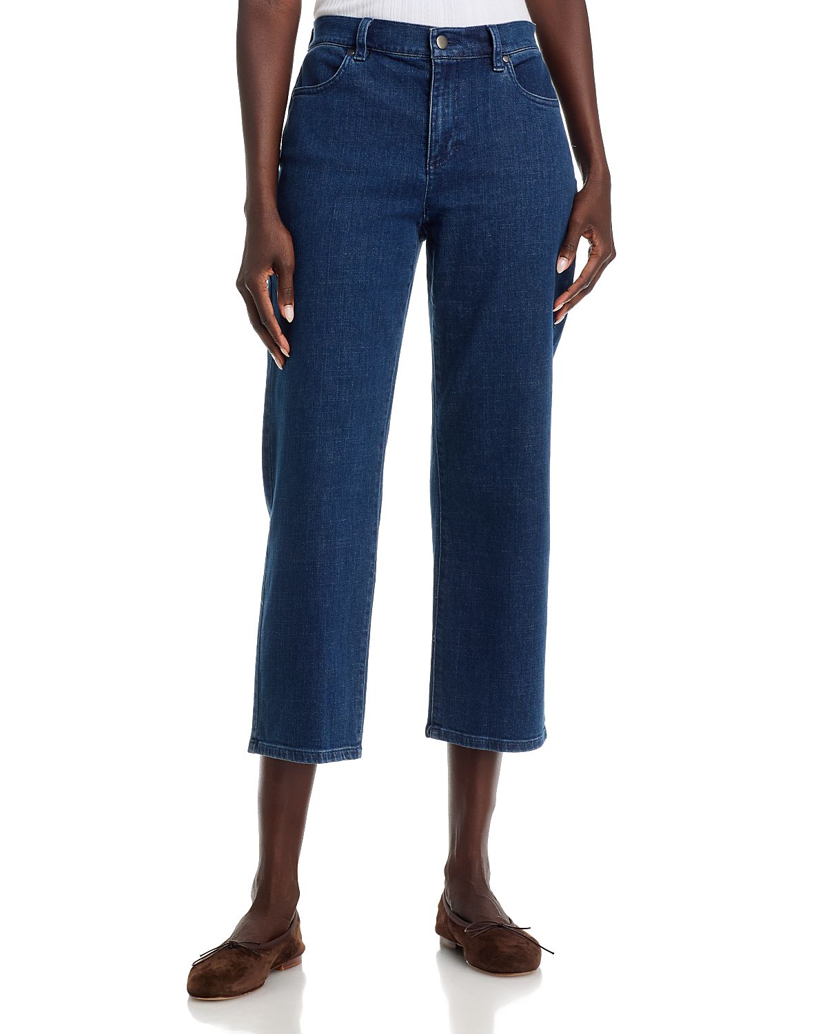 Eileen Fisher Petites Straight Ankle Jeans