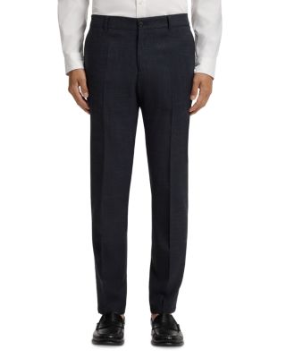 C-Genius Wool & Linen Melange Slim Fit Suit Pants