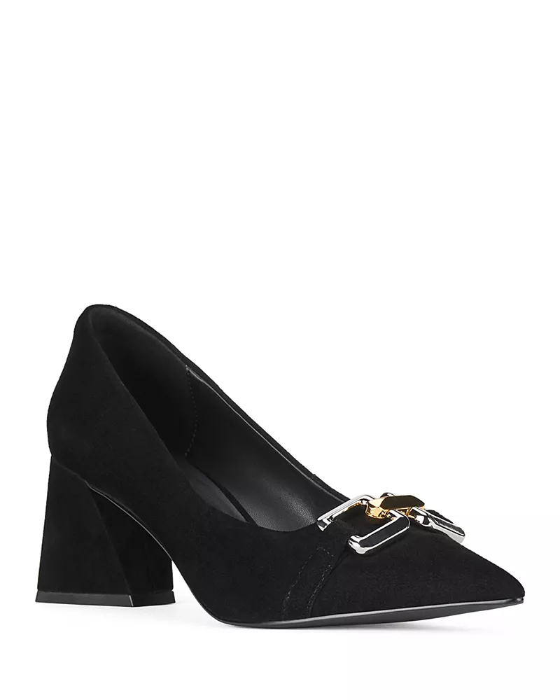 Jeffrey Campbell Women's Anouk Embellished Suede Pumps