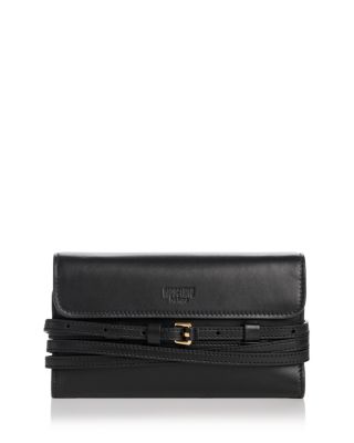 Tie Me Leather Wallet on Chain