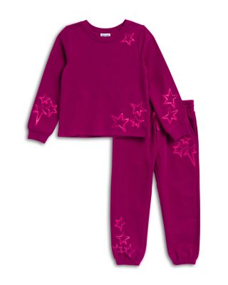 Girls' Star Gazing Pullover Sweatshirt & Sweatpants Set - Little Kid