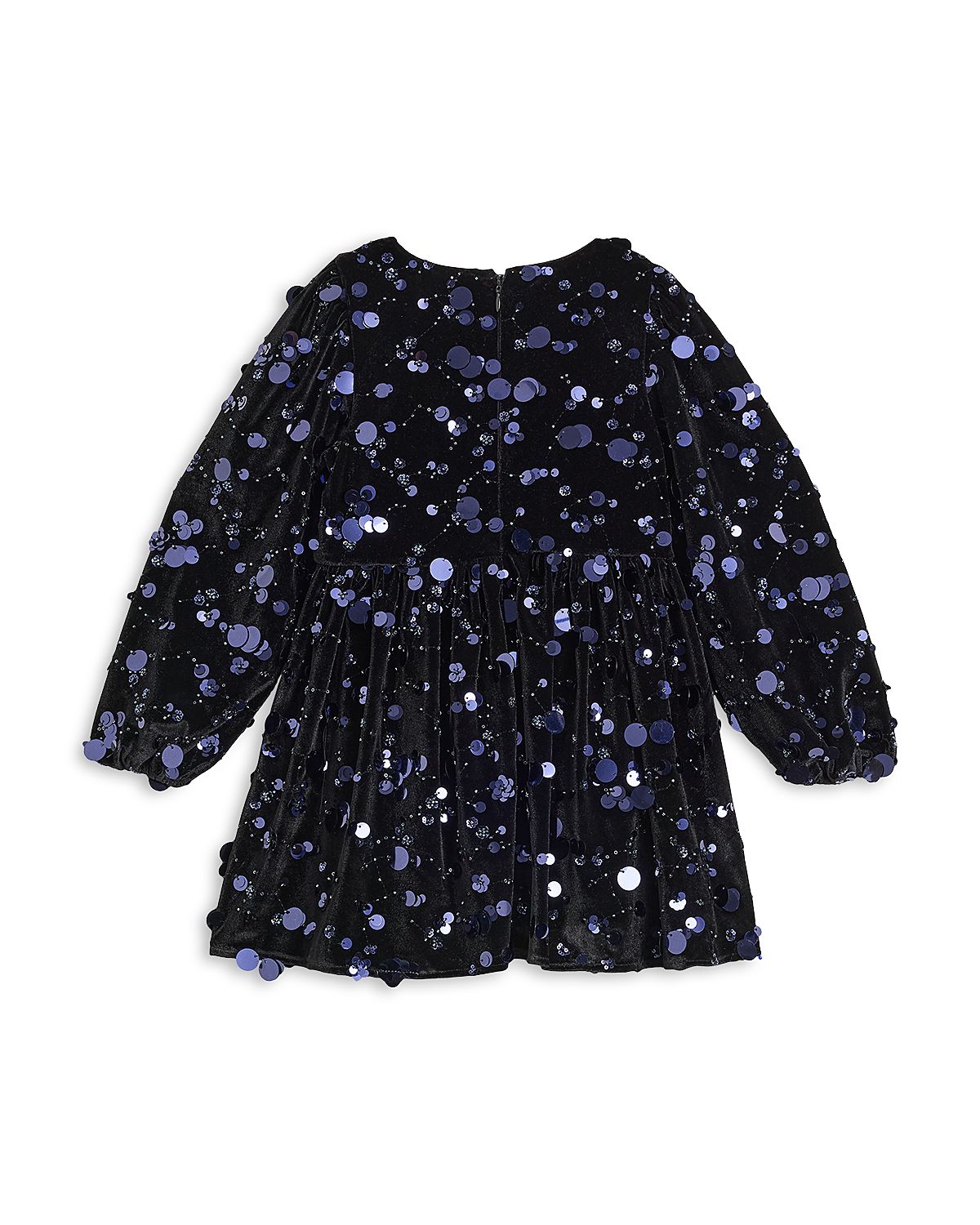 Bardot Girls' Ashlyn Velvet Sequin Dress - Little Kid, Big Kid
