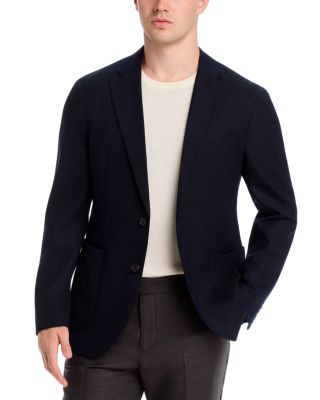 Regular Fit Wool Blend Single Breasted Jacket