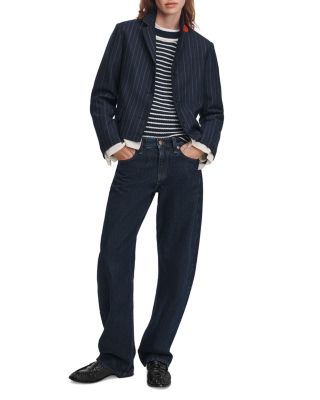 Lawrence Wool Blend Crop Blazer & Tailored Pants