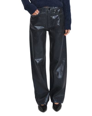 Logan Cotton Wide Leg Jeans in Rinse Foil