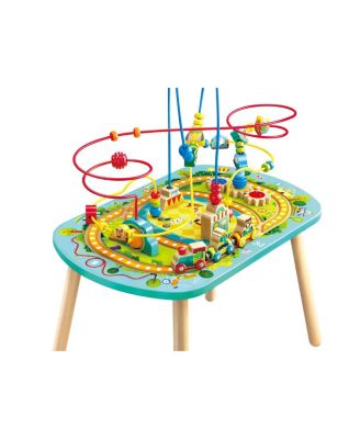 Twisting Railway Maze Table Months-4 - Ages 0-24 Months